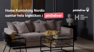 Home Furnishing Nordic samlar hela logistiken i pinDeliver