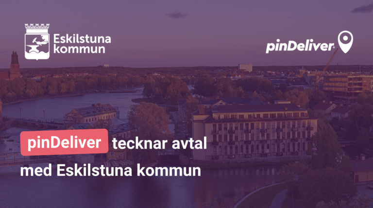 pinDeliver tecknar avtal med Eskilstuna kommun