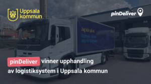 pinDeliver vinner upphandling av logistiksystem i Uppsala Kommun